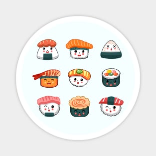 Sushi faces Magnet